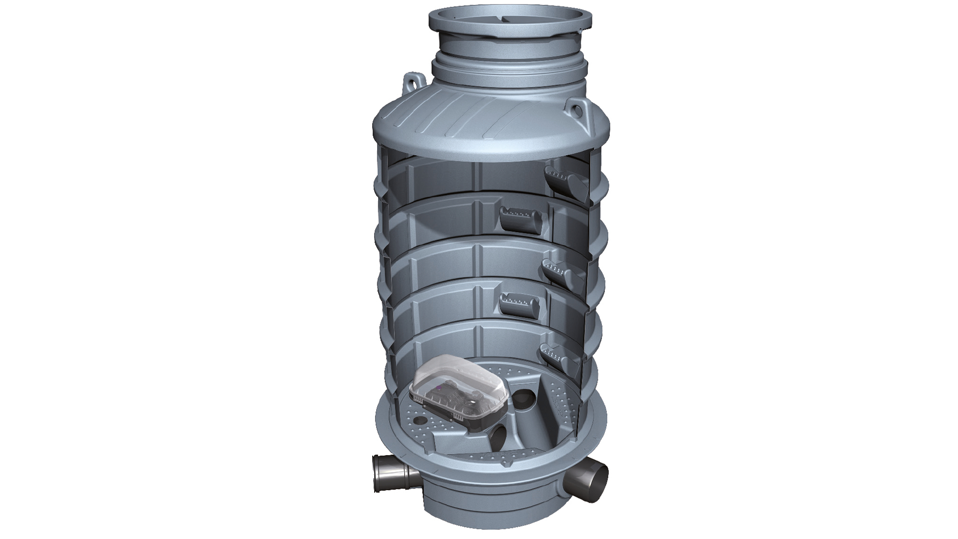 Rückstau-Standardschacht LW 1000 mit Controlfix Rückstau-Standardschacht LW 1000 mit Controlfix