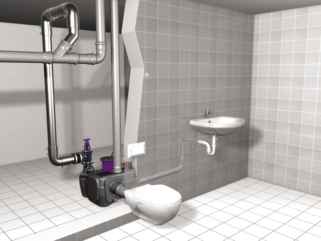 Einbaudarstellung Aqualift F Einbaudarstellung Aqualift F