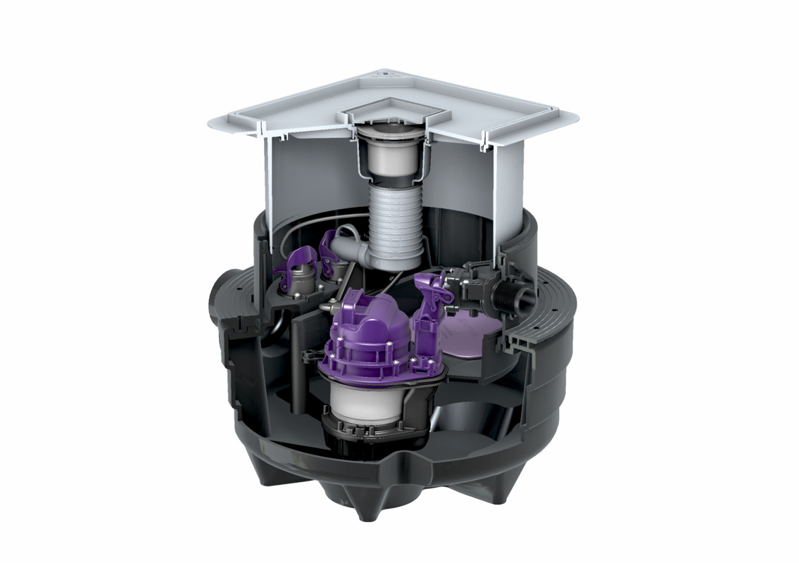 Hebeanlage Aqualift F Compact zum Einbau in die Bodenplatte Hebeanlage Aqualift F Compact zum Einbau in die Bodenplatte