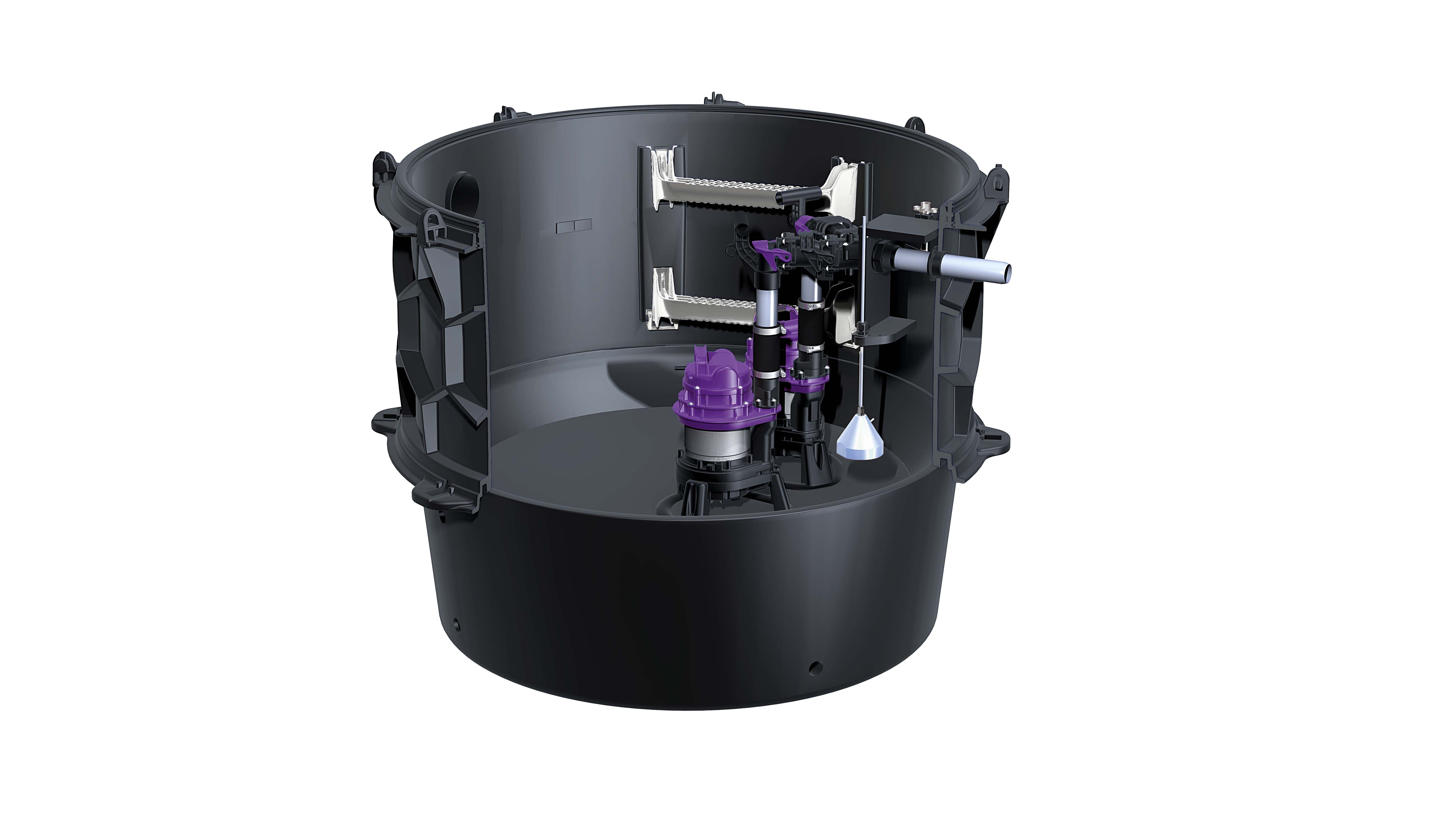 Pumpstation Aquapump XL Nassaufstellung für fäkalienfreies Abwasser Pumpstation Aquapump XL Nassaufstellung für fäkalienfreies Abwasser