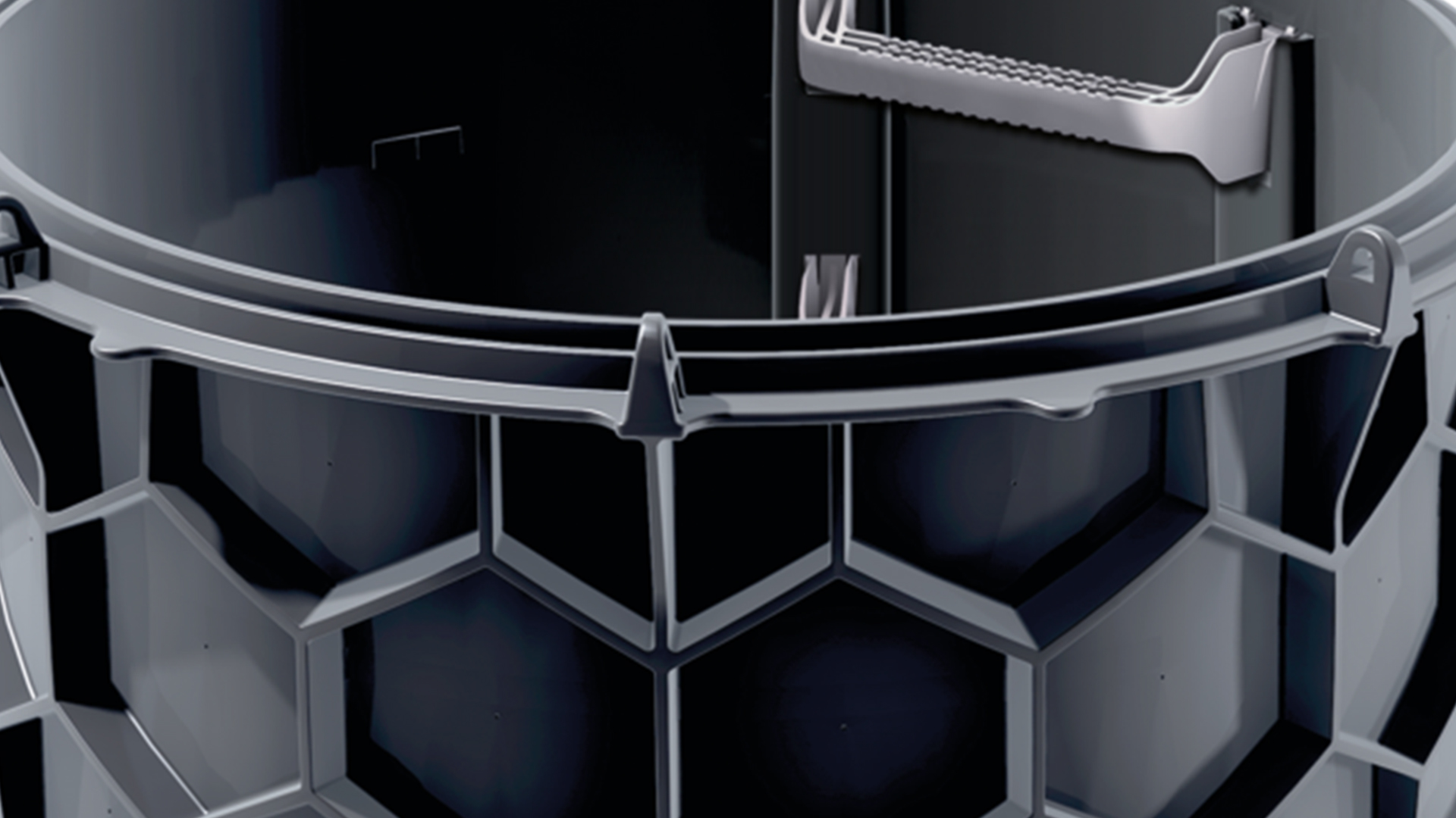 Robuster Kunststoffschacht Robuster Kunststoffschacht