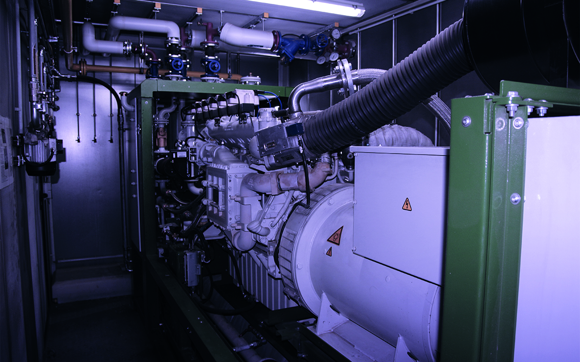 Inbetriebnahme des Blockheizkraftwerks Inbetriebnahme des Blockheizkraftwerks